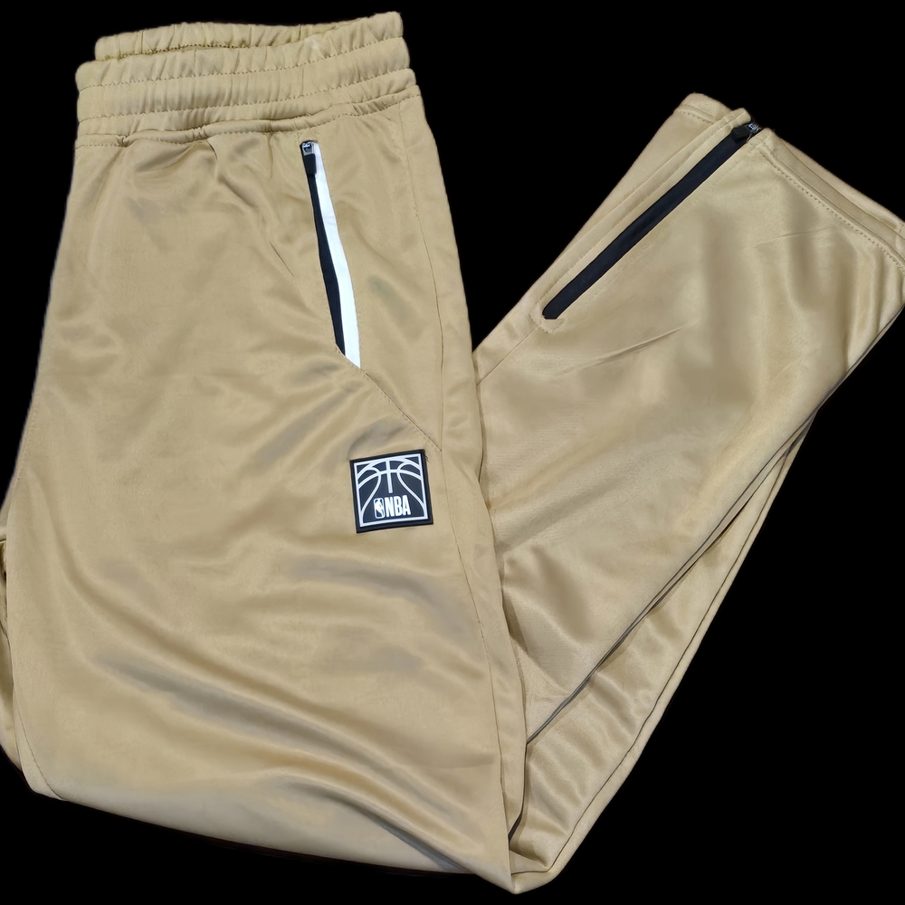 NBA Men's Athletic Pants in light brown size Medium, Sportswear, Basketball